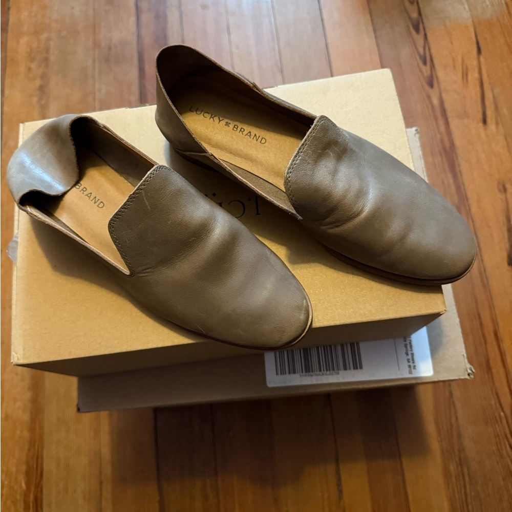 Lucky Brand Brown Loafers & Slip-Ons
